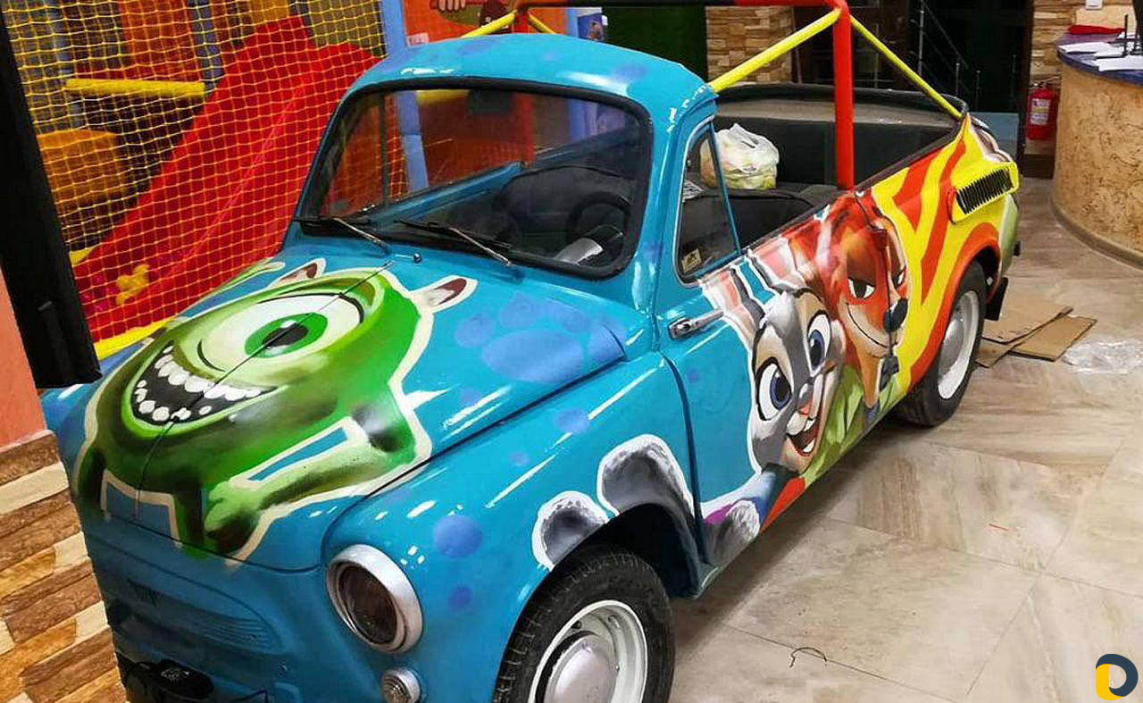 Граффити. Художественная роспись. Монументальная ж