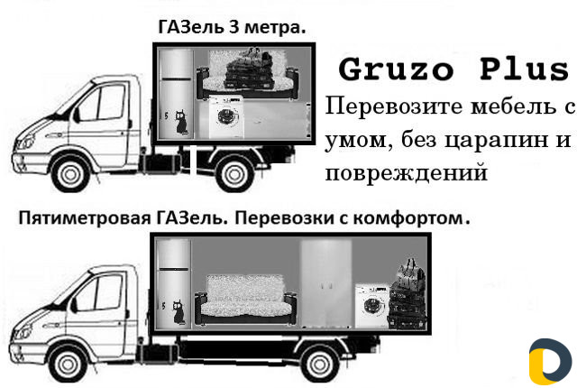 Грузоперевозки - газель 5 метров