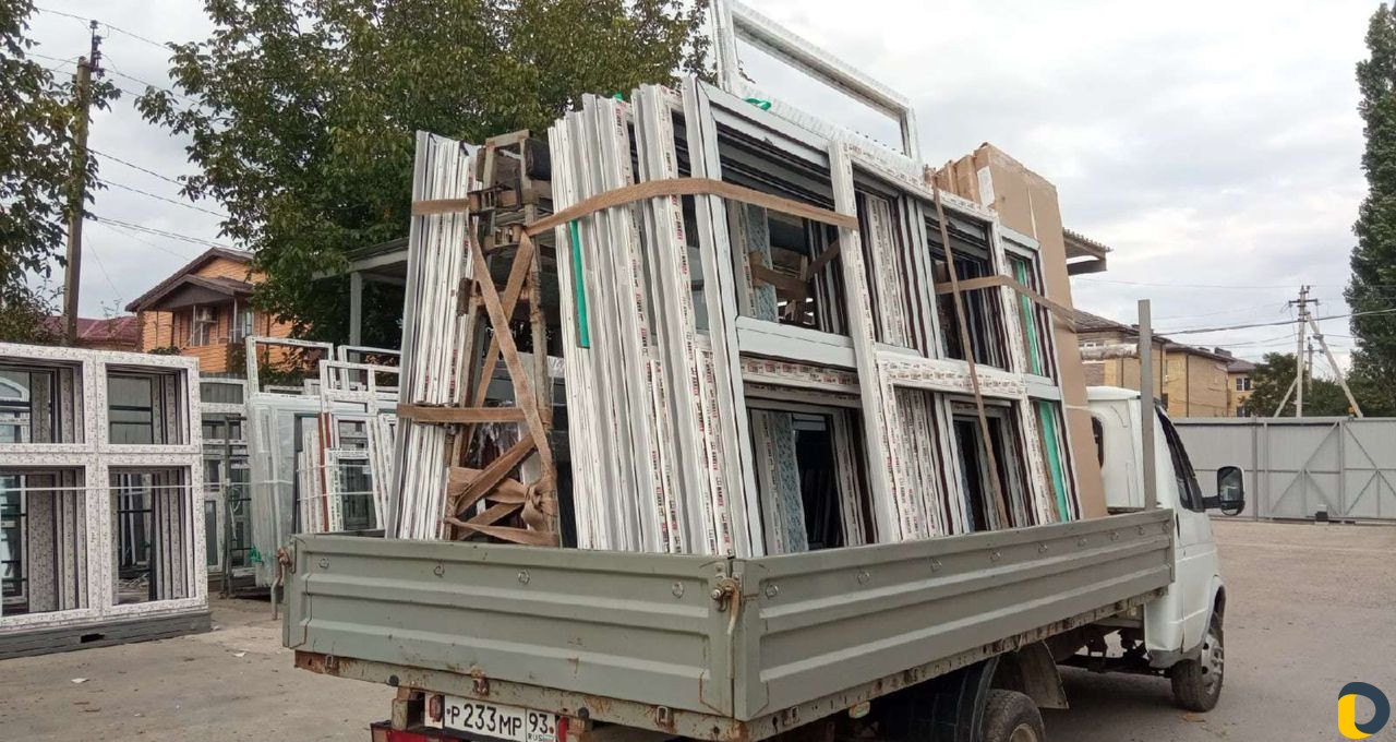 Грузоперевозки газель с пирамидой,Доставка пвх,Алю