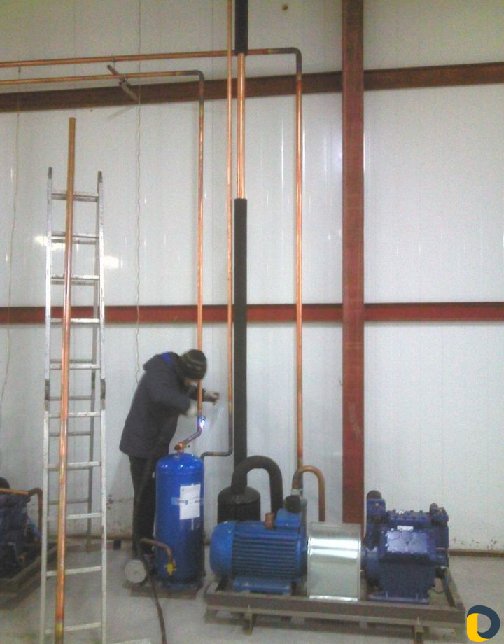 Холодильные работы в промышленных и торговых точка