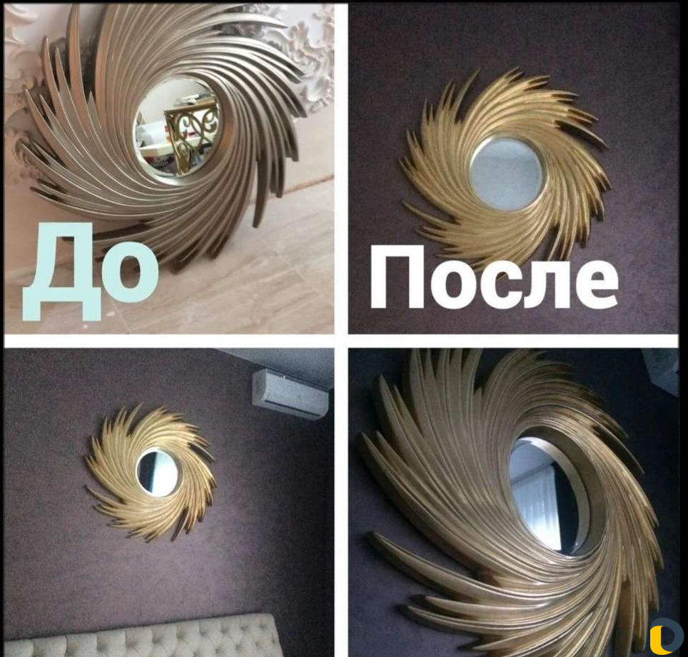 Художник-позолотчик.Золочение поталью