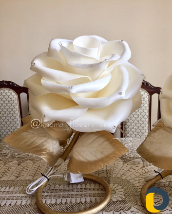 Интерьерные цветы и светильники