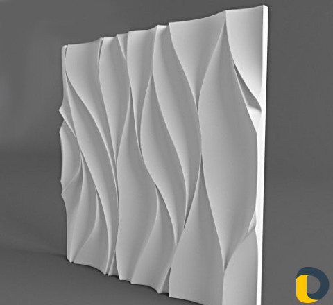 Изготавливаем гипсовые 3D панели