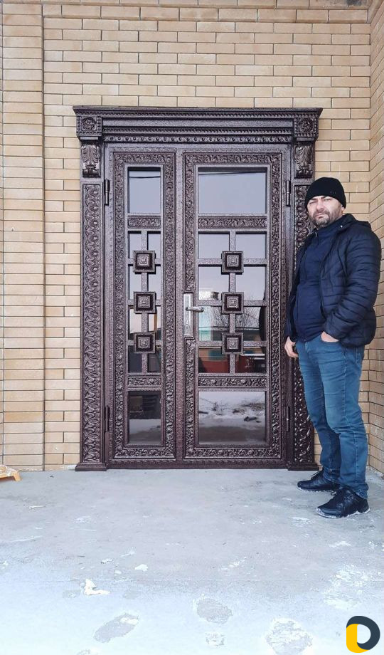 Изготавливаем Кованные двери ворота перила навес