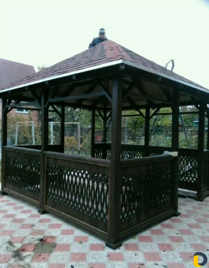Изготовление деревянных лестниц, кухонь и беседок
