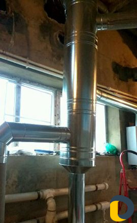 Изготовление дымоходов из нержавейки,любой сложнос