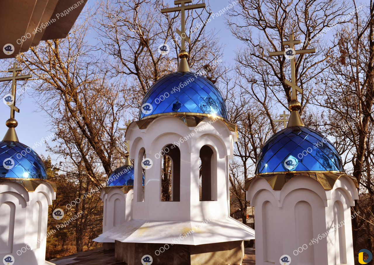 Изготовление куполов и крестов для церквей, храмов