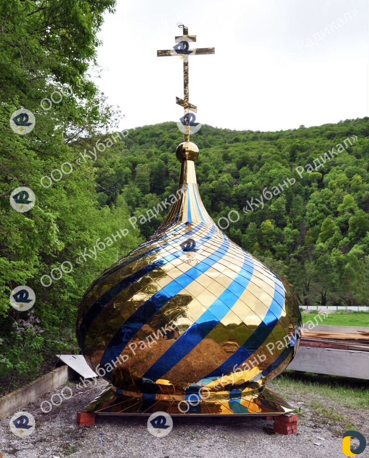 Изготовление куполов и крестов для церквей, храмов