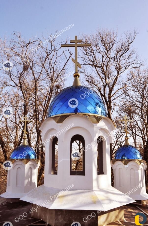 Изготовление куполов и крестов для церквей, храмов