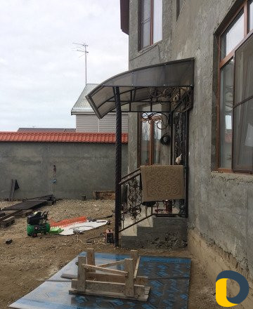 Изготовление навесов из поликарбоната