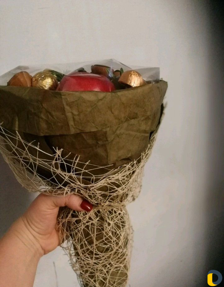 Изготовление вкусных букетов