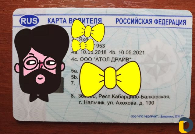 Карта водителя (тахографа)