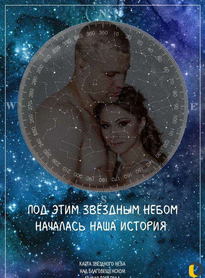 Карта звёздного неба