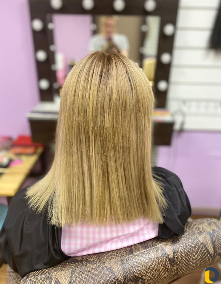 Кератиновое выпрямление, Наращивание волос