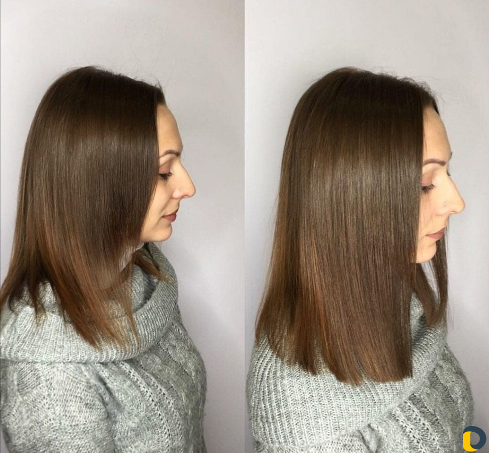 Кератиновое выпрямление, Наращивание волос