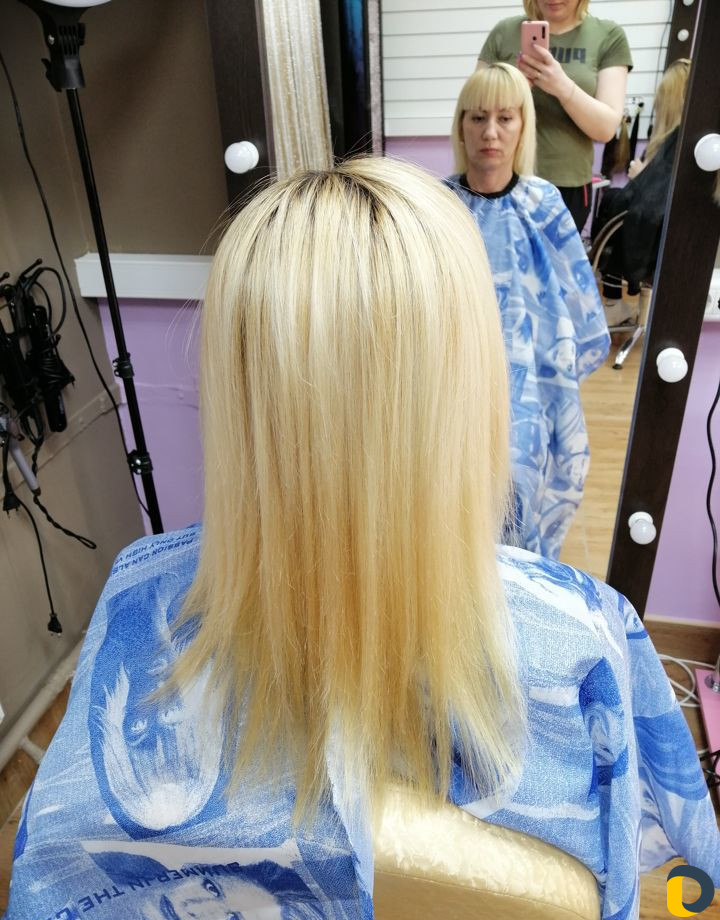 Кератиновое выпрямление, Наращивание волос