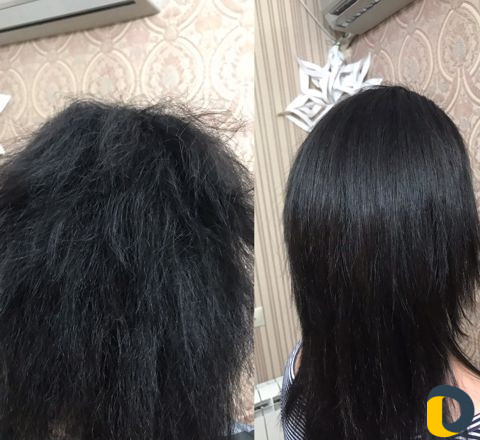 Кератиновое выпрямление волос, ботокс