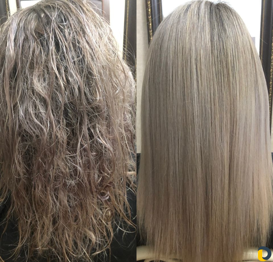 Кератиновое выпрямление волос / ботокс