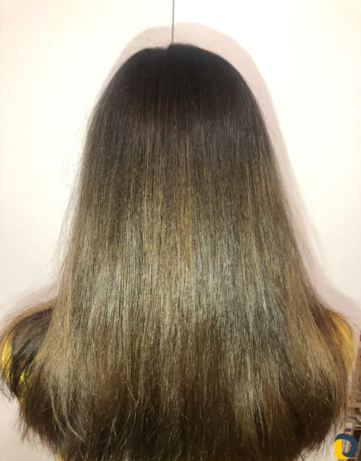 Кератиновое выпрямление волос