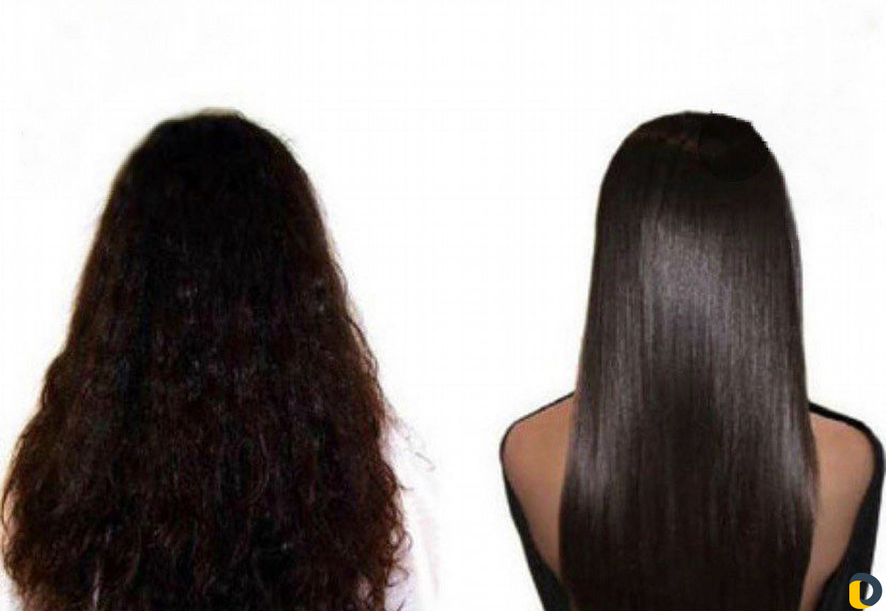 Кератиновое выпрямление волос