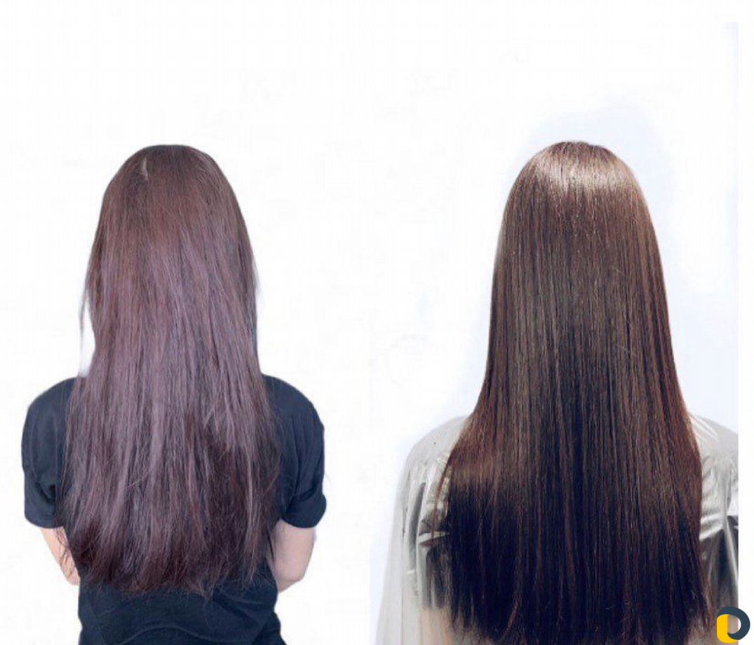 Кератиновое выпрямление волос