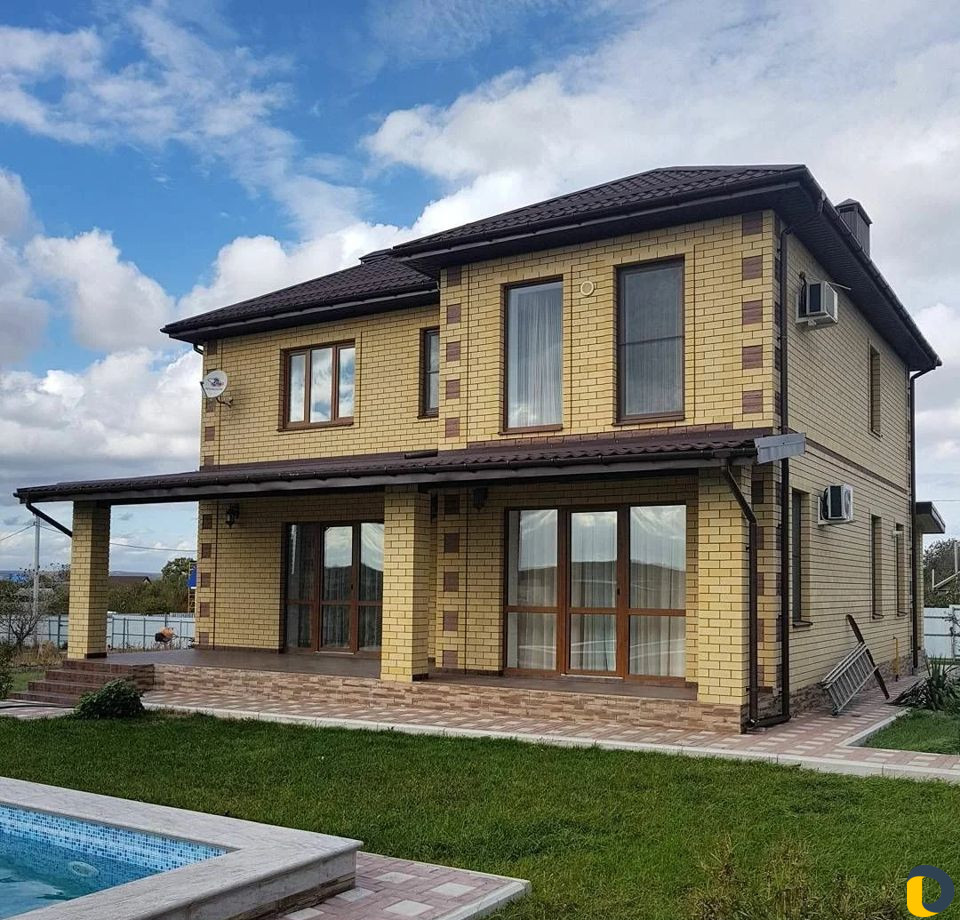 Кладка газоблока+кирпич+фундамент+монолит