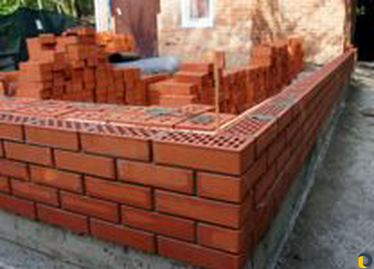 Кладка газоблока+кирпич+фундамент+монолит