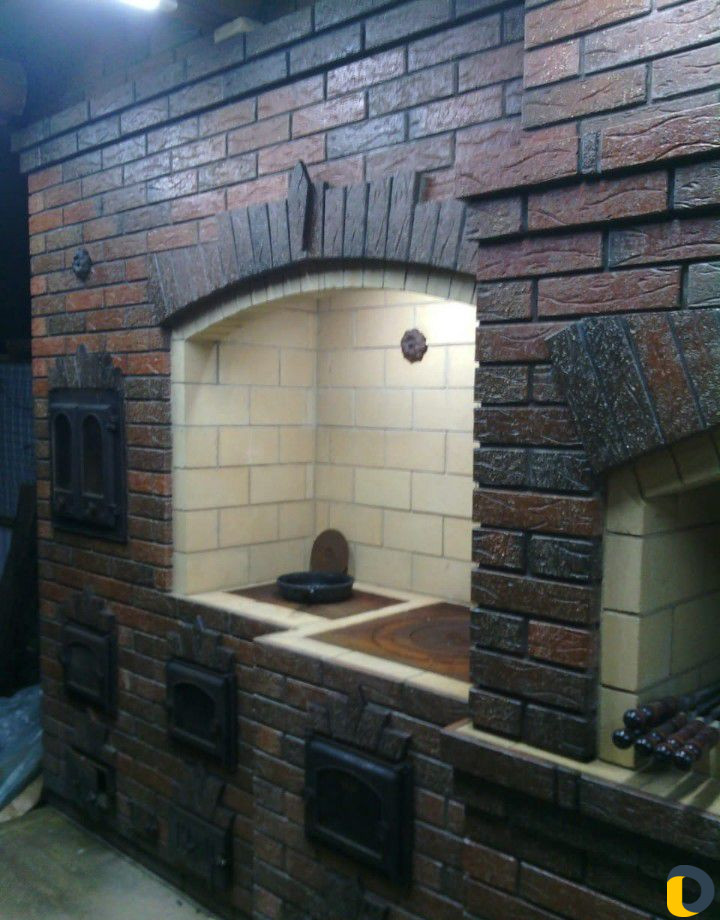 Кладка печей,каминов,уличных комплексов(барбекю)