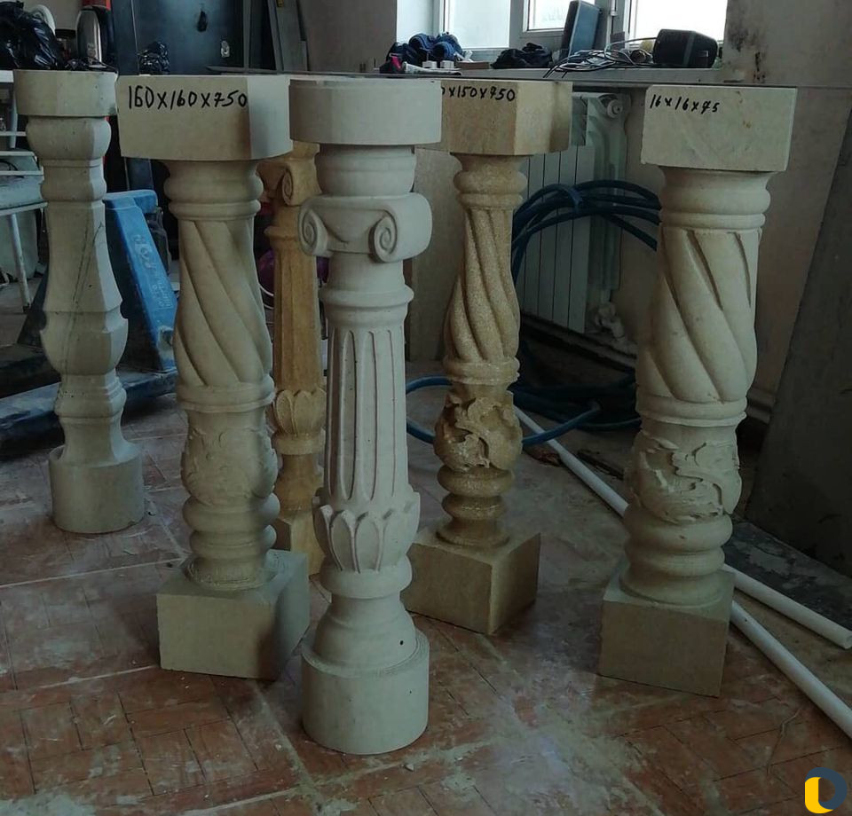 Колонны,болясины,капители из камня