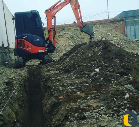 Копаем траншея Водопроводи Канализации