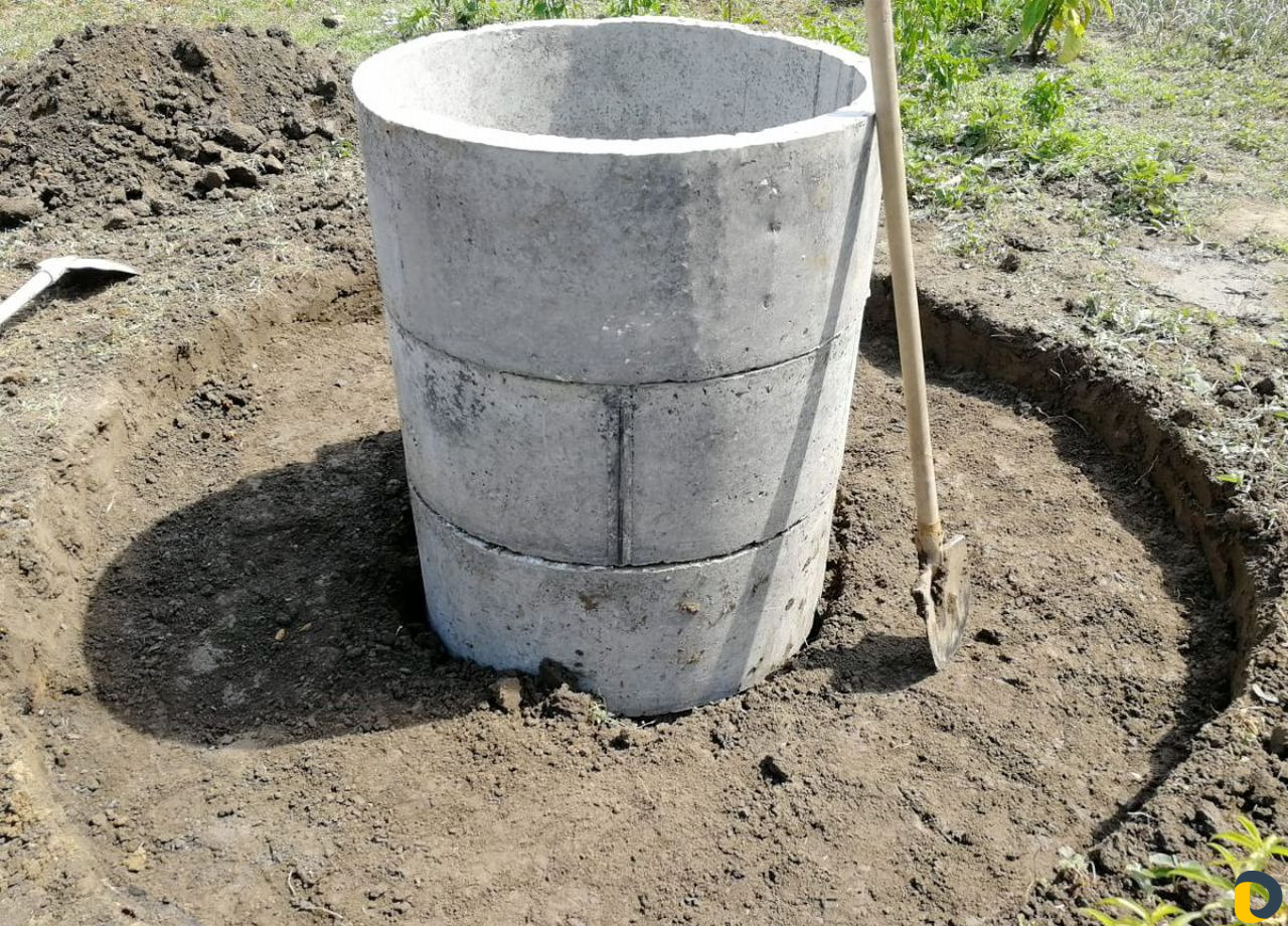 Копка колодцев и септиков, продажа колец