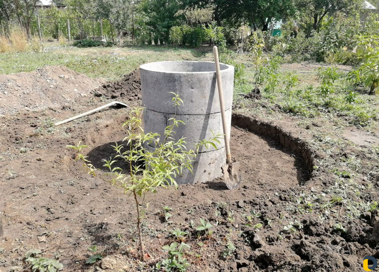 Копка колодцев и септиков, продажа колец