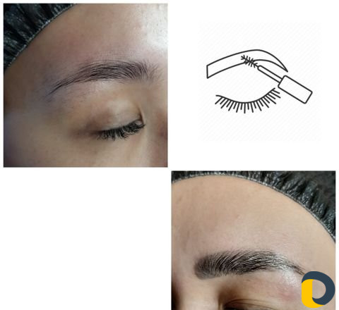 Коррекция и окрашивание бровей