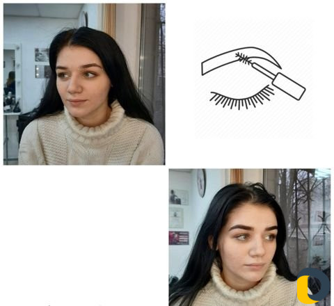 Коррекция и окрашивание бровей