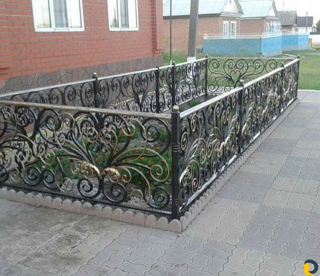 Кованные изделия. ворота перила козырьки