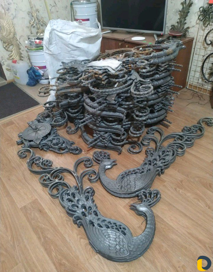 Кованые элементы и литье из металла