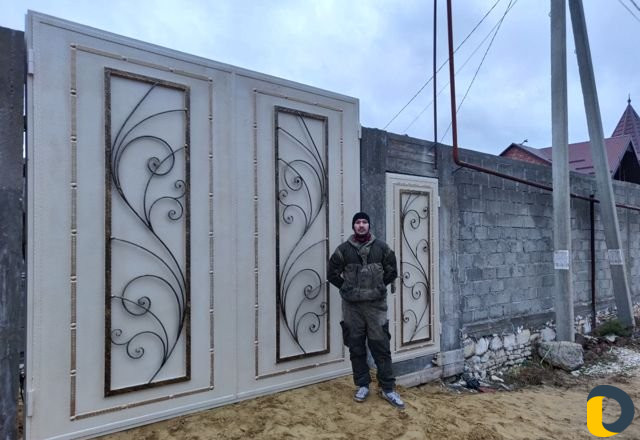 Кованые И бронь двери (ворота от 6000за кв)