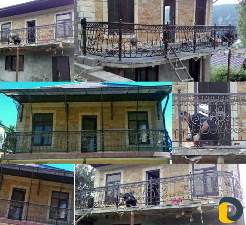 Кованые изделия навесы лестницы балконы