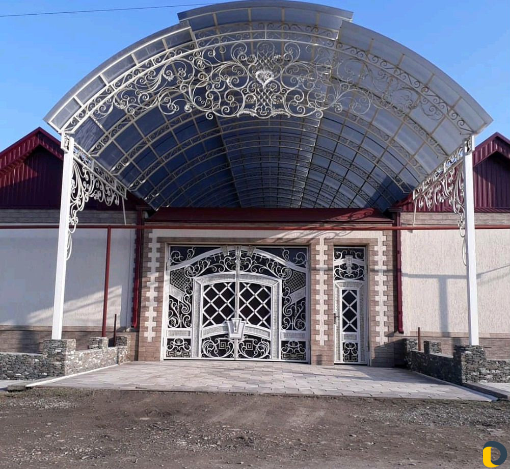 Кованые навесы,перила,козырьки,двери
