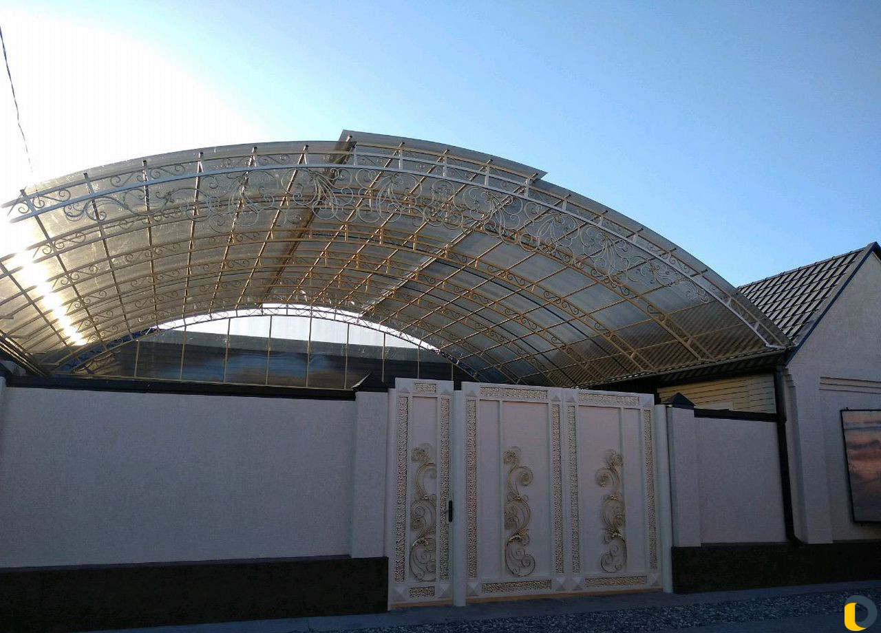 Кованые навесы,перила,козырьки,двери