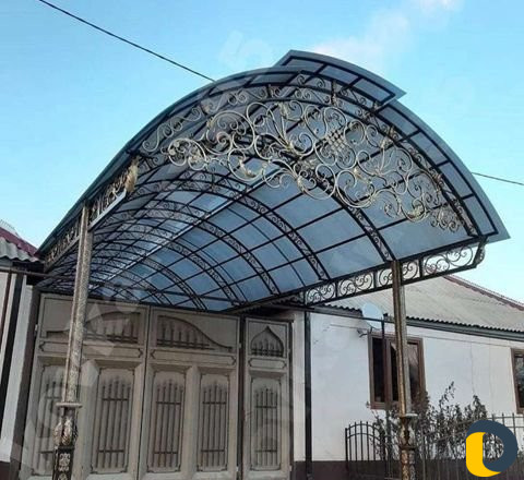 Кованые ворота и двери козырьки и навес 2000 кв и