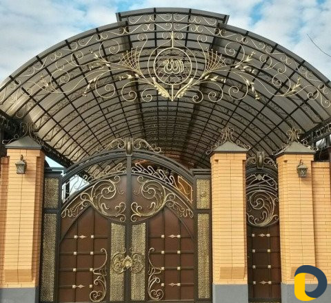 Кованые ворота, перила, навесы, балконы, козырьки