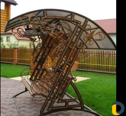 Кованые ворота, перила, навесы, худож. ковка