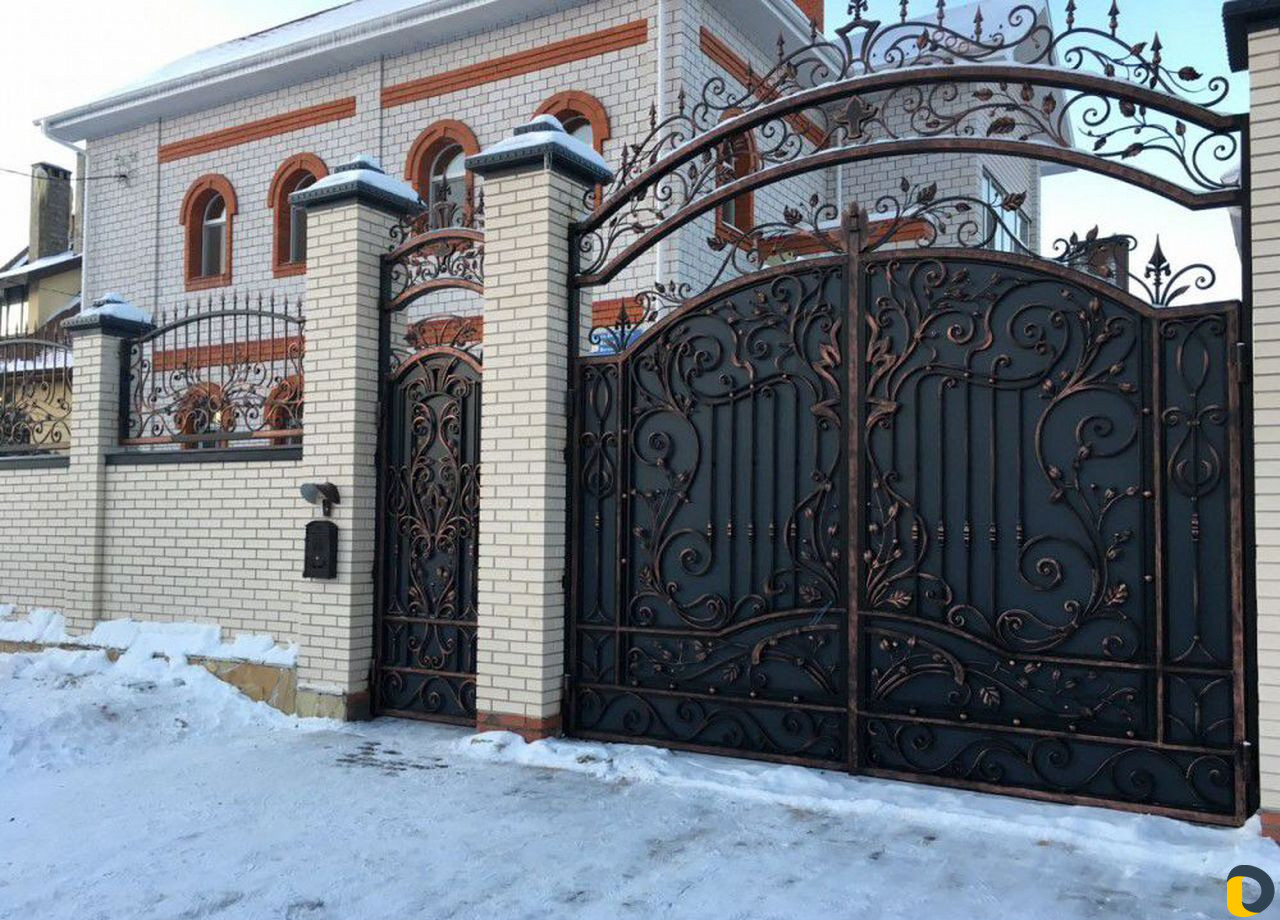 Кованые ворота, заборы и любая ковка на заказ