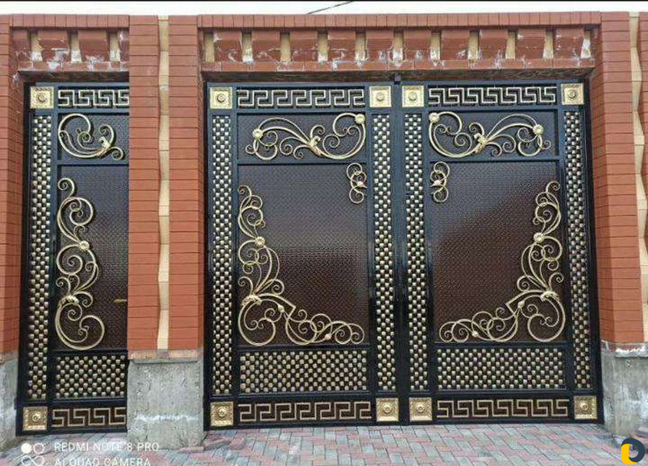 Ковные ворота, пирили, козырьки, решетки, входные
