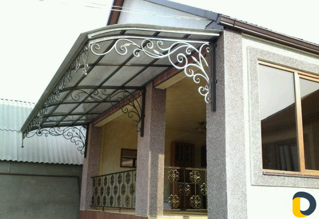Козырьки Навесы -кованные изделия
