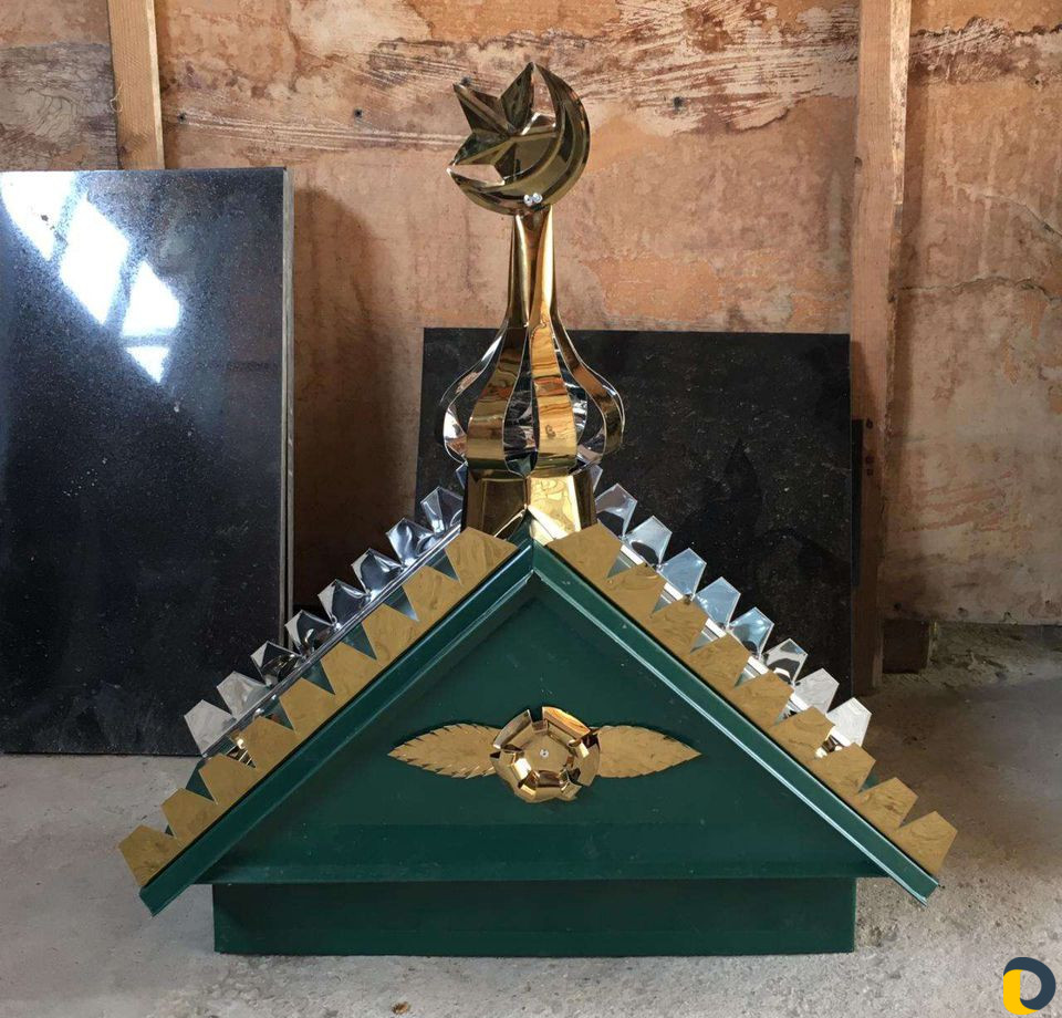 Козырьки, шапки на надгробные камни. Козырьки на ч