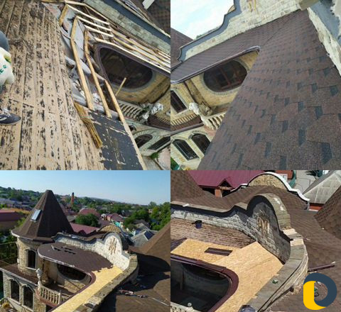 Крыша,ремонт крыши, желуб установка