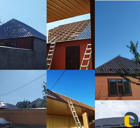 Крыша,ремонт крыши, желуб установка