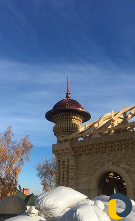 Крыши, Купола, полу купола, навесы над воротами